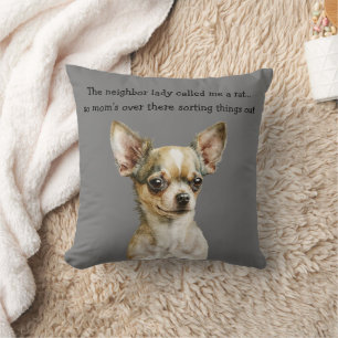 Almofada Chihuahua engraçado