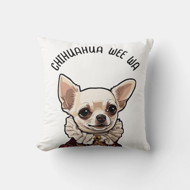 Almofada Chihuahua wee wa (Frente)
