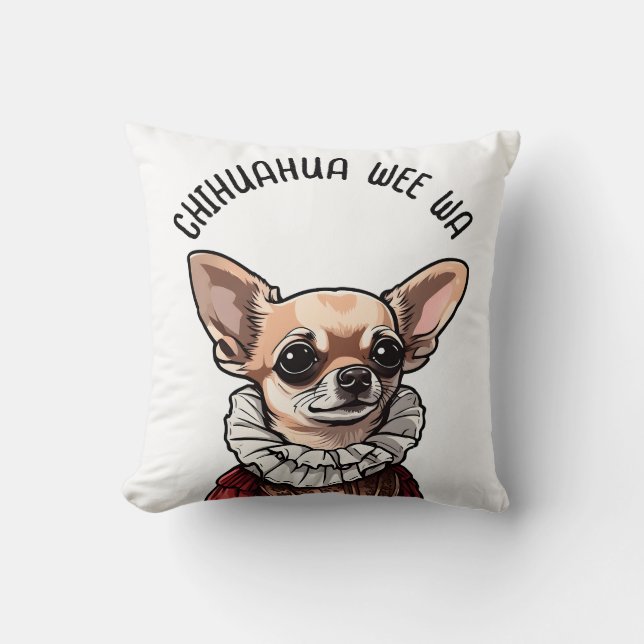 Almofada Chihuahua wee wa (Frente)