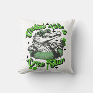 Almofada Chilling 'Like a Croc Star Kids Legal Croc
