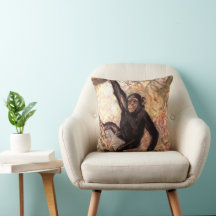 Chimpanzé por CE Swan, Animais Selvagens da Selva 