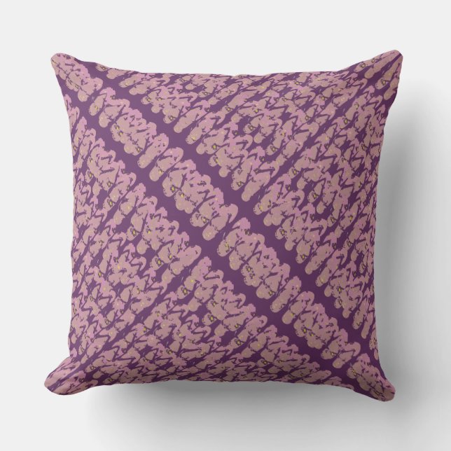 Almofada Chinelos Art (roxo a rosa) (Frente)