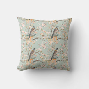 Almofada Chinoiserie Bird e Travesseiro decorativo de Bloss