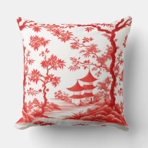 CHINOISERIE PAGODA EM VERMELHO!