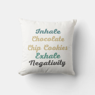 Almofada Chip Cookies Inalados Exalam Negatividade
