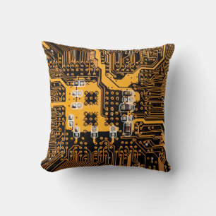 Almofada chip de ilustração de textura de microesquema,micr