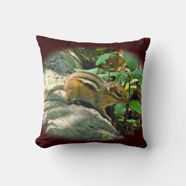 Almofada Chipmunk Oriental - Tamias (Frente)