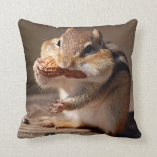 Almofada Chipmunk que enche sua cara