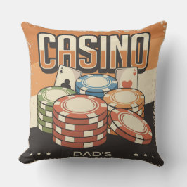 Almofada Chips do dia de os pais Casino Poker