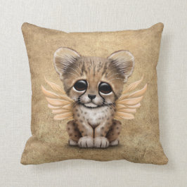 Almofada Chita bonito Cub com asas feericamente