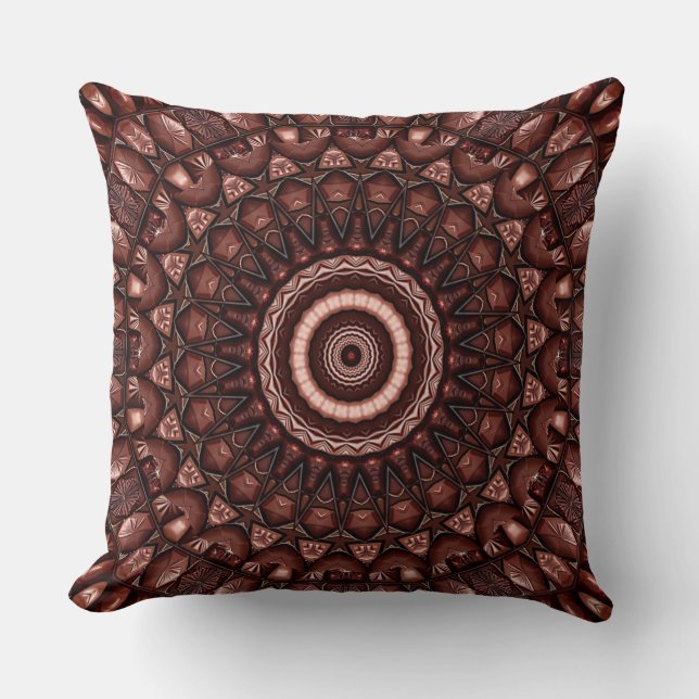 Almofada Chocolate Candy Holiday Throw Pillow (Frente)