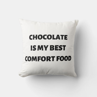 Almofada Chocolate é minha melhor comida de conforto