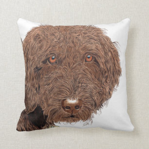 Almofada Chocolate Labradoodle