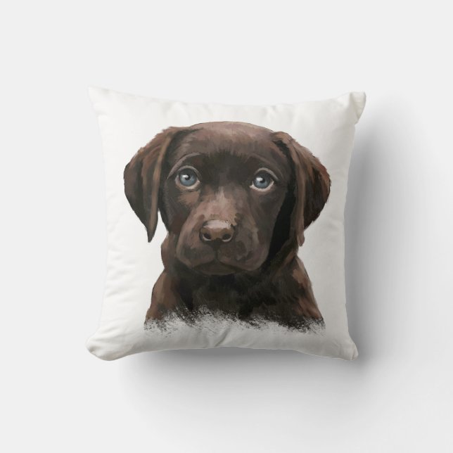 Almofada Chocolate Labrador (Frente)