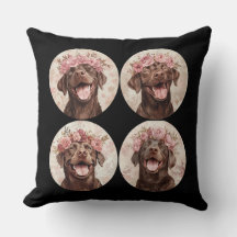 Chocolate Labrador Retriever Cachorro Rosa