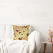 Chocolate quente e cana-de-açúcar em ouro falso