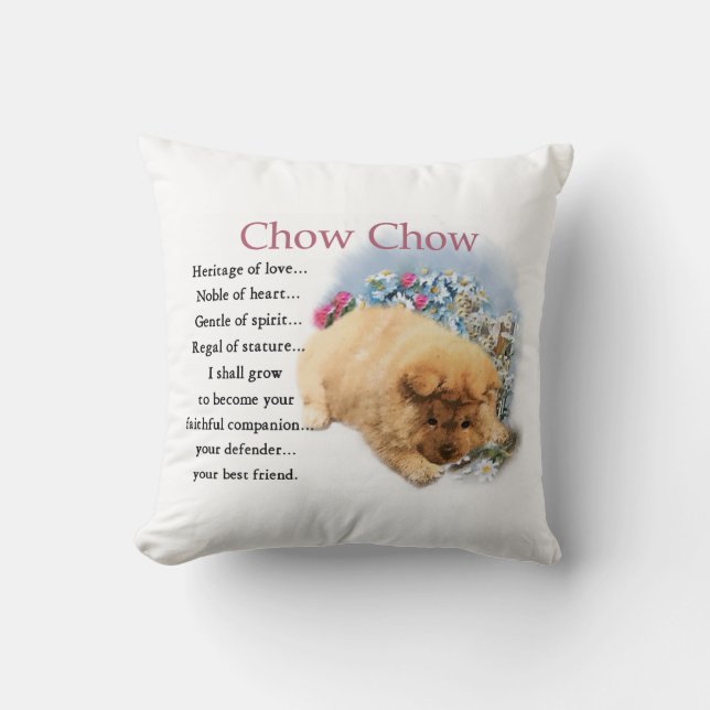 Almofada Chow Chow Heritage of Love Puppy (Frente)
