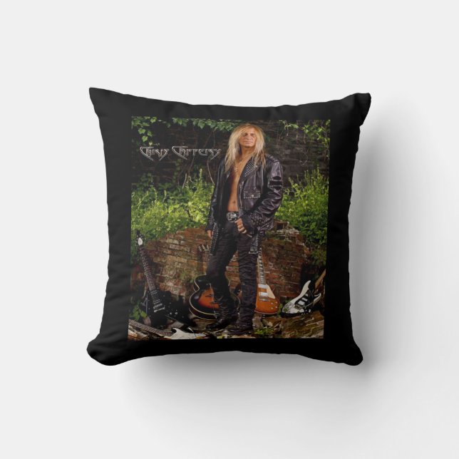 Almofada Chris Caffery em pé com Travesseiro decorativo de  (Frente)