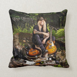 Almofada Chris Caffery Sentado com Travesseiro decorativo d