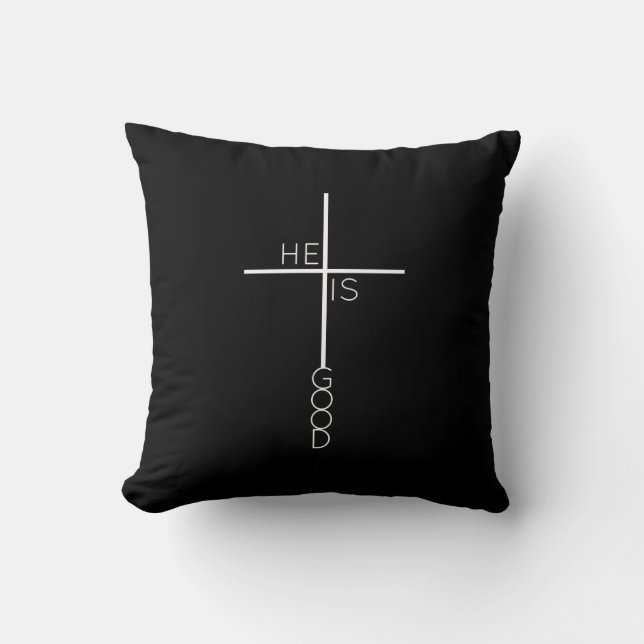 Almofada Christian Cross Modern Minimalista Abstrato (Frente)