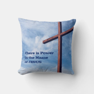Almofada Christian CROSS Power Nome PÁSCOA Jesus