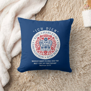Almofada Christian KING CHARLES III Coronação
