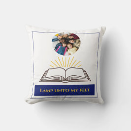 Almofada Christian Open Bible Rays Word of God