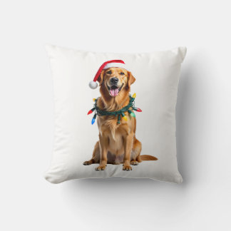 Almofada Christmas Dog Shirt, Christmas Golden retriever Pa