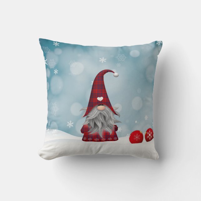 Almofada Christmas Gnome And Balls (Frente)