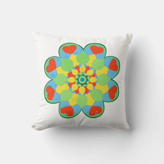 Almofada Christmas Heart Mandala (Frente)