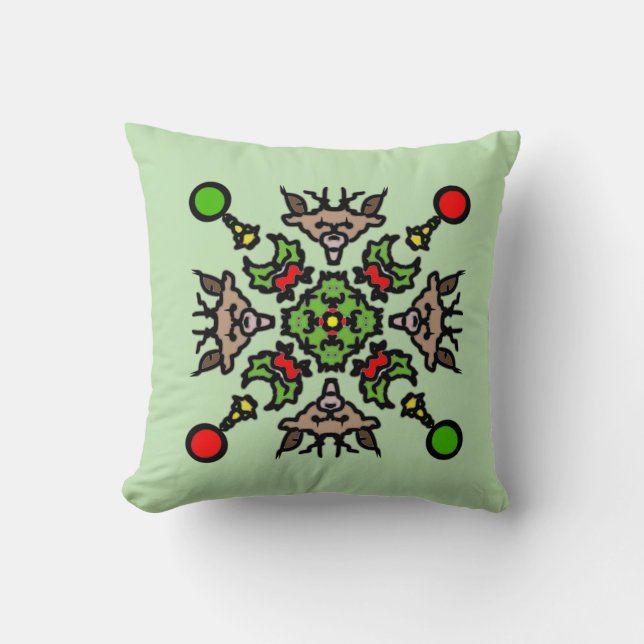 Almofada Christmas Mandala Pattern (Frente)