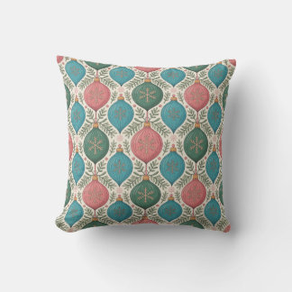 Almofada Christmas Pattern Throw Pillow