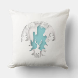 Almofada Christmas Pillow – Frosty Holiday Decor