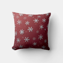 Almofada Christmas pillows with snowflakes