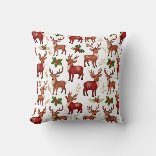 Almofada Christmas reindeer pillows (Frente)