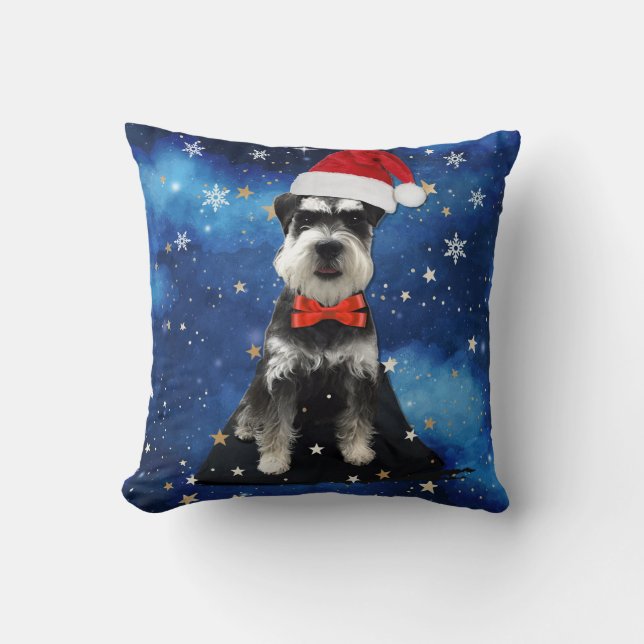 Almofada Christmas Schnauzer (Frente)