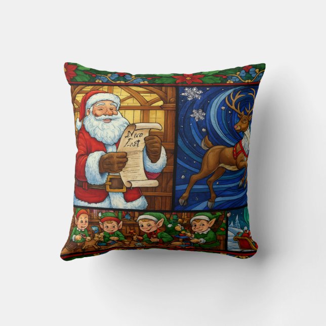 Almofada Christmas Throw Pillow (Verso)