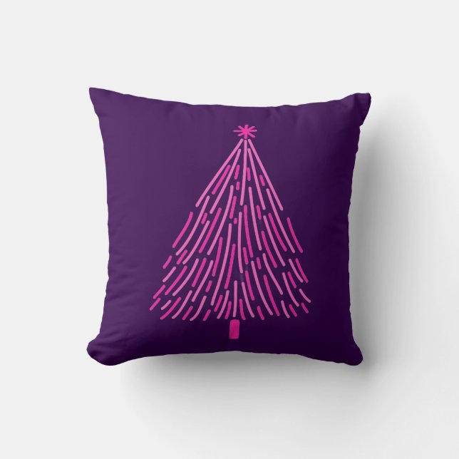 Almofada Christmas tree pink (Frente)