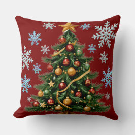 Almofada Christmas Tree Throw Pillow