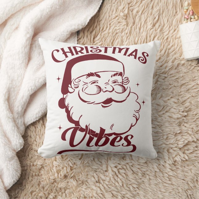 Almofada Christmas Vibes Vintage Design (Cobertor)