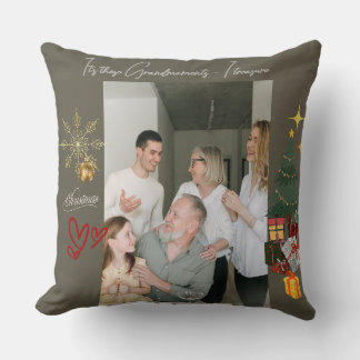 Almofada Christmas With Grandparents