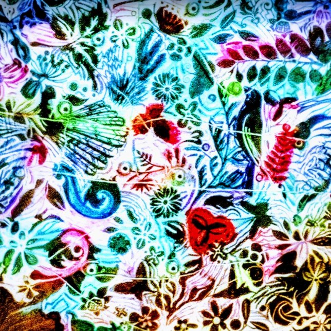 Almofada "Chroma Flora" 16x16 (Criador carregado)