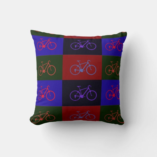 Almofada ciclismo ~ quadrado (Frente)
