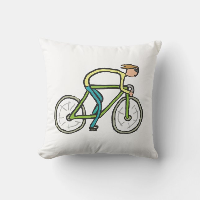 Almofada Ciclista Stickman (Frente)