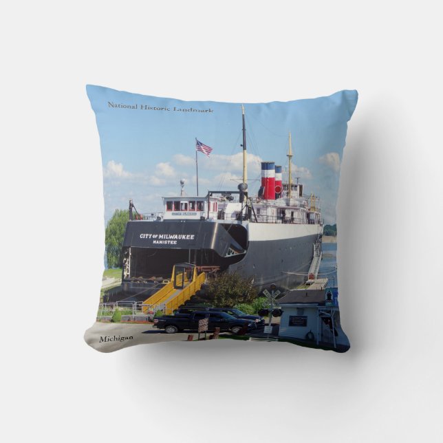 Almofada Cidade do travesseiro da praça Milwaukee (Frente)