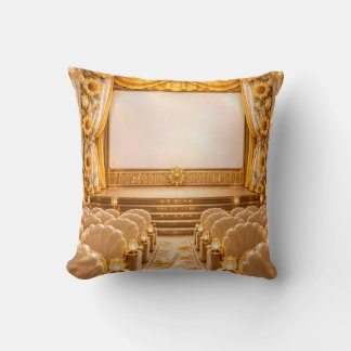 Almofada Cinema Vintage Flor de Ouro