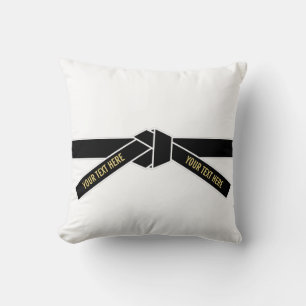 Almofada Cinturão Preto Personalizável (Kuro-obi)