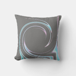 Almofada Cinza de carvão abstrato