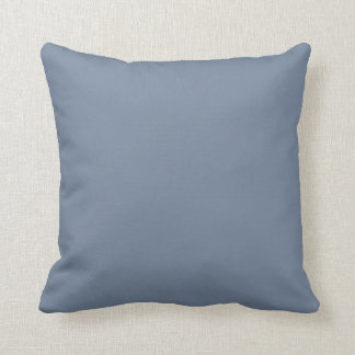 Almofada Cinza de Cinza Azul Dusty Cor Sólida Fundo