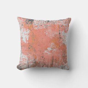 Almofada Cinza de Coral Rosa-Rosa-Salmão Travesseiro decora